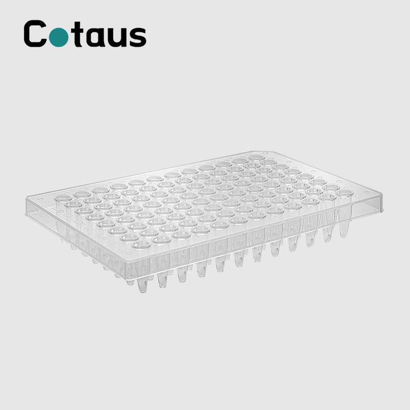 بشقاب PCR نیمه دامن شفاف 96 Well 0.2ml